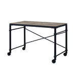 Oklarth Rustic Writing Desk - Black / Oak
