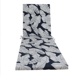 2-Piece Indoor/Outdoor Chaise Lounge Chair Cushion Set with Ties