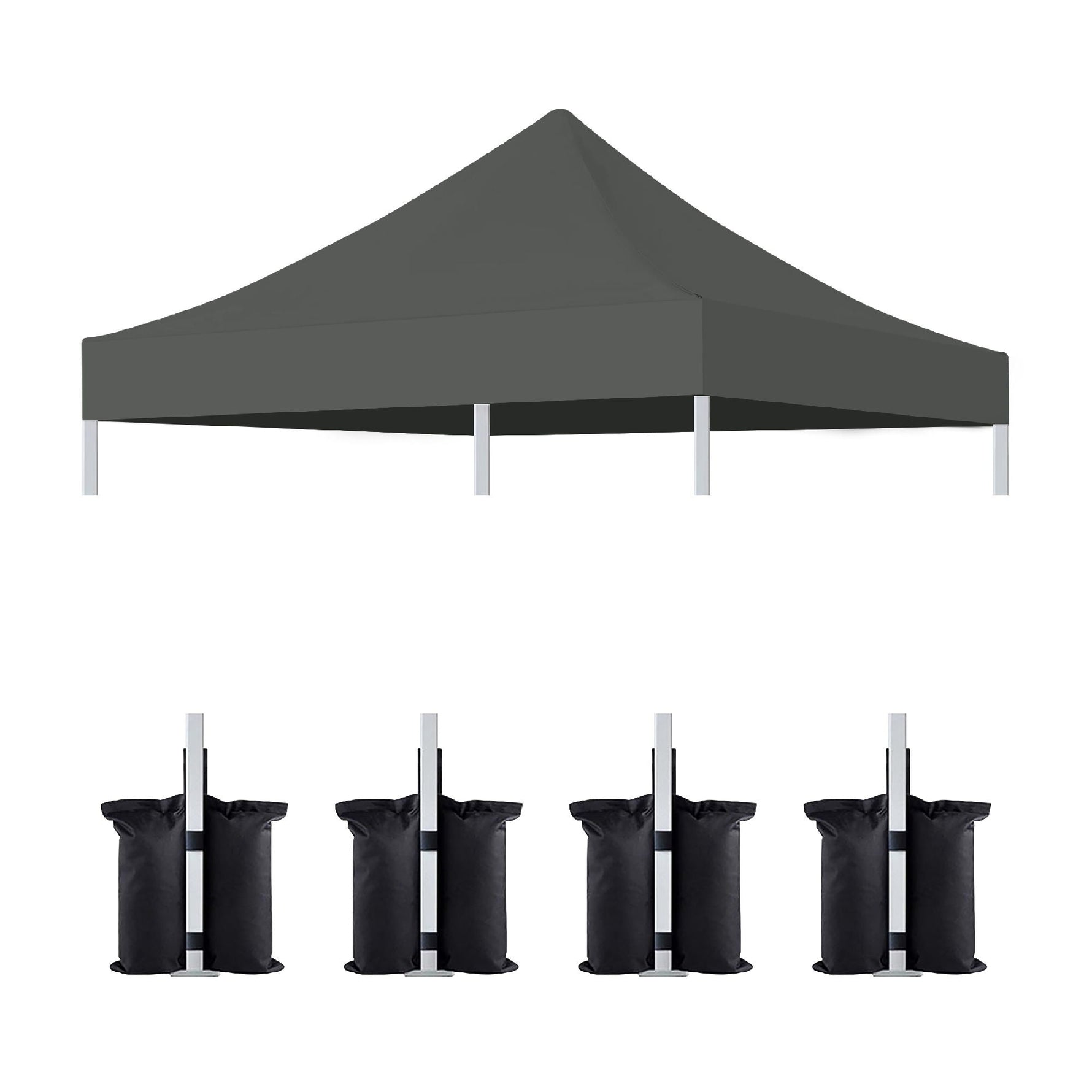 Canopy Replacement Top with 4 Pack W8 Bags (Frame Not Included)