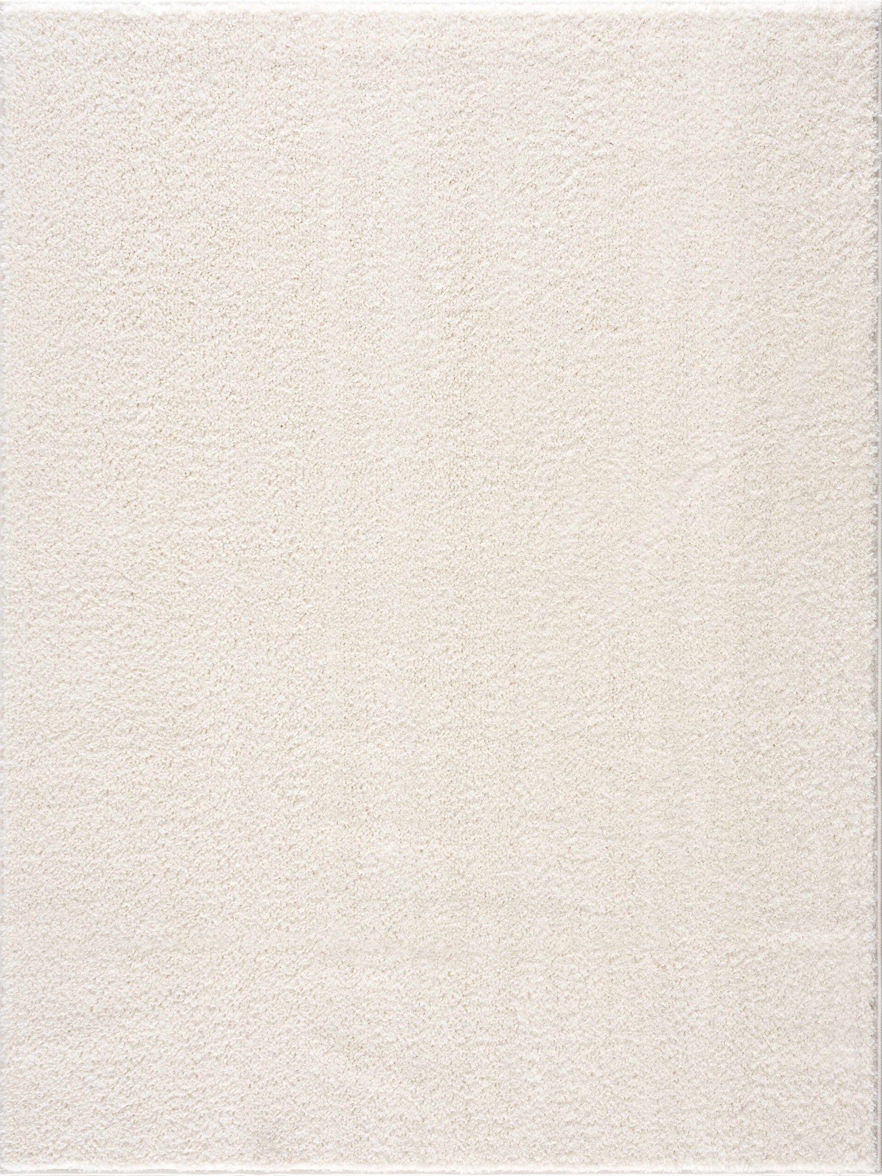Judy White Washable Area Rug - Clearance