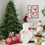 Full-Shaped 6 Ft Christmas Tree with 1673 PE/PVC Tips