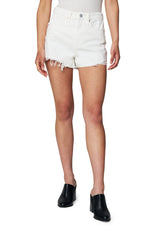 BLANKNYC The Reeve High Waist Cutoff Denim Shorts in Head In The Clouds, Size 31