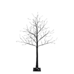 3 Pc Illuminated Halloween Tree with Purple LED Glow