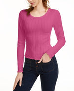 Freshman Juniors' Plush Ribbed Top