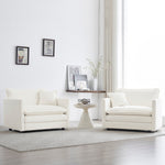 Accent Chair Set of 2, High-End Chenille Upholstered Armchairs