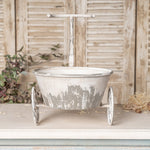Rustic Bicycle Metal Wire Wall Planter Basket