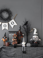 Handcrafted Pair of 23-Inch Halloween Gnomes by Bruce