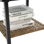 3pcs Rocking Rattan Set - Grey