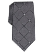 Perry Ellis Portfolio Mens Burr Business Professional Neck Tie Black O/S