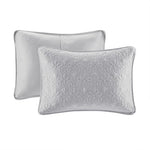 Reversible Quilt Set Grey Full/Queen