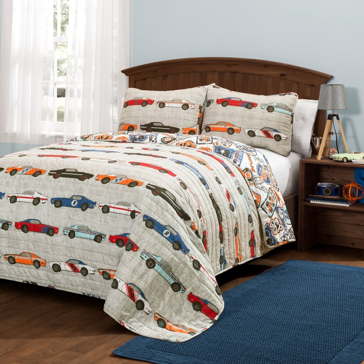 Race Cars Quilt Set