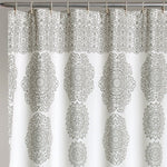 Stripe Medallion Shower Curtain