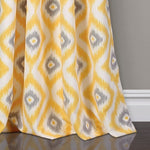 Diamond Ikat Light Filtering Window Curtain Set