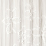 Ruffle Flower Shower Curtain