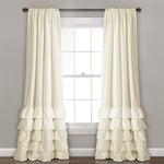 Allison Ruffle Curtain Set