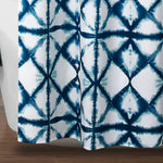 Geo Shibori Shower Curtain