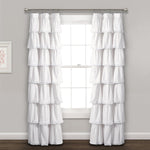 Lace Ruffle Window Curtain Panel