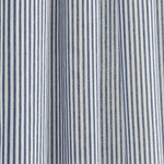 Farmhouse Stripe Reyna Ruffle Window Curtain Panel Set