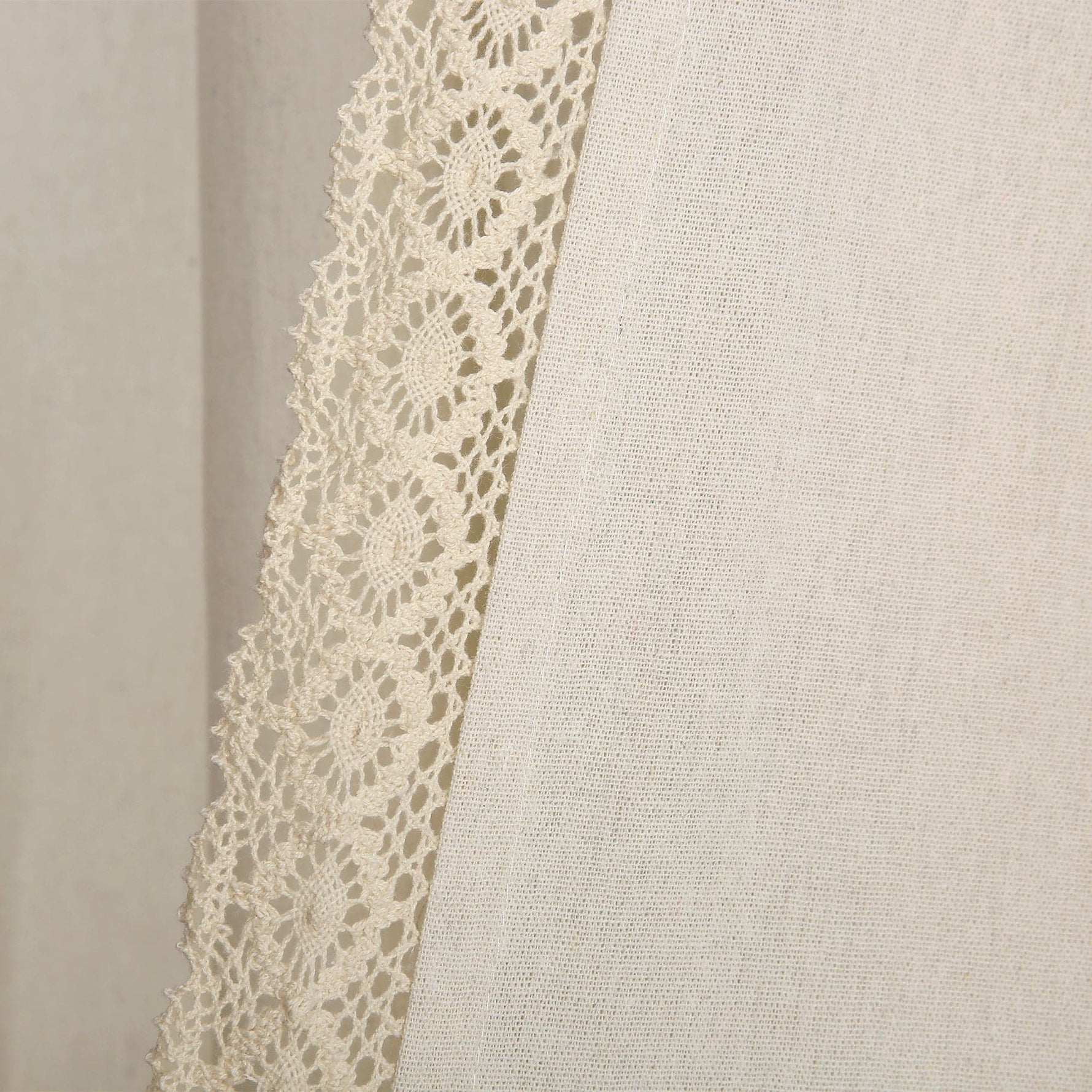 Rosalie Faux Linen Window Panel Set