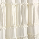 Nova Ruffle Window Curtain Panel Set