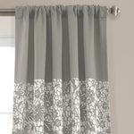 Estate Garden Print Room Darkening Window Curtain Set