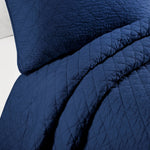 Ava Diamond Oversized Cotton Quilt Set