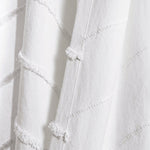 Chenille Chevron Window Curtain Panel Set