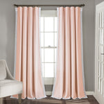 Rosalie Faux Linen Window Panel Set