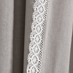 Rosalie Faux Linen Window Panel Set