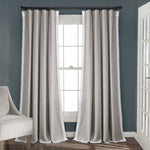 Rosalie Faux Linen Window Panel Set