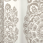 Evelyn Medallion Light Filtering Window Curtain Set