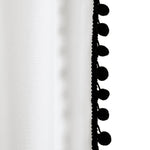 Pom Pom Window Curtain Panel