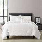 Farmhouse Seersucker 5 Piece Comforter Set