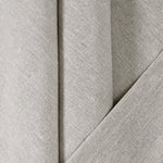 Burlap Knotted Tab Top Window Curtain Panel Set