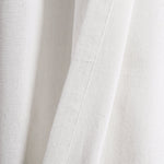 Linen Lace Window Curtain Panel Set