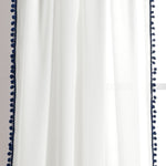 Pom Pom Window Curtain Panel
