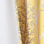 Linear Tree Insulated Rod Pocket Blackout Curtain Panel Set