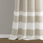 Cape Cod Stripe Yarn Dyed Cotton Window Curtain Panel Set