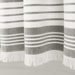Nantucket Yarn Dyed Tassel Fringe Window Curtain Panel Set