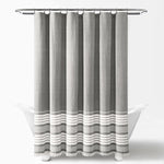 Nantucket Yarn Dyed Tassel Fringe Shower Curtain
