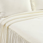 Ella Ruffle Lace 3 Piece Bedspread Set