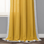 Rosalie Faux Linen Window Panel Set