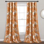 Botanical Garden Light Filtering Window Curtain Panel Set