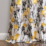 Zuri Flora Light Filtering Window Curtain Panel Set