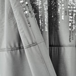 Shimmer Sequins Window Curtain Panel Set