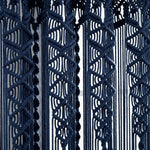 Boho Macrame Textured Cotton Window Curtain
