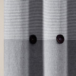 Farmhouse Button Stripe Yarn Dyed Shower Curtain