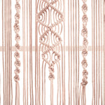 Boho Macrame Textured Cotton Valance