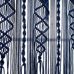 Boho Macrame Textured Cotton Valance