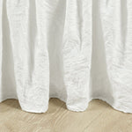 Ruched Ruffle Elastic Easy Wrap Around Bed Skirt